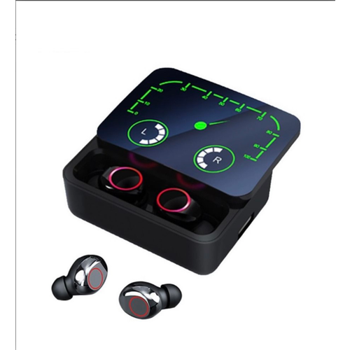 Беспроводные TWS наушники M90 MAX Игровые наушники с микрофоном LED дисплей Bluetooth 53 Сенсорное управление Зарядный кейс Черный 99000₽