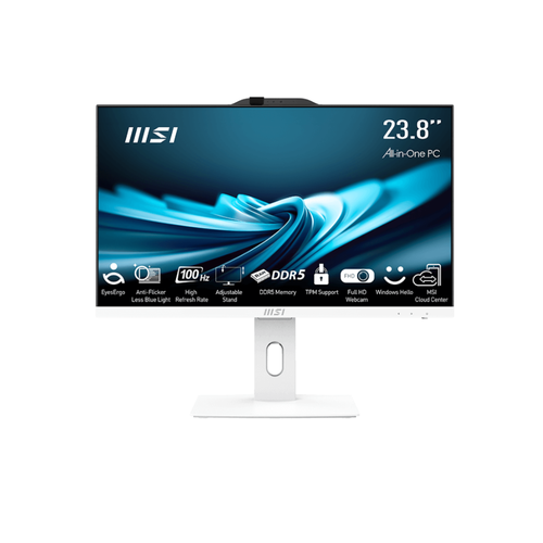 Моноблок MSI Pro AP242P 12MA-612XRU Intel Core i5 12400 2500 МГц16384 Mb512 Gb SSD238 Full HD 1920x1080DVD нетIntel UHD Graphics 730Без ОС 9S6-AE0622-612 Белый 9100400₽