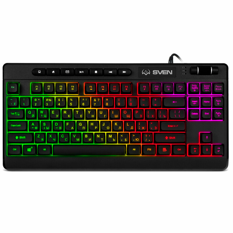 Клавиатура Sven KB-G8200 игровая (95кл, ПО, RGB-подсветка)