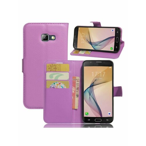 Wallet чехол книжка для Samsung Galaxy A5 (2017) фиолетовый