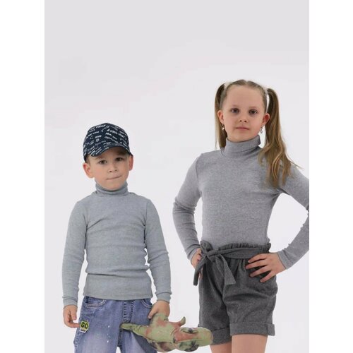 фото Водолазка , размер 28, серый chelebi textile