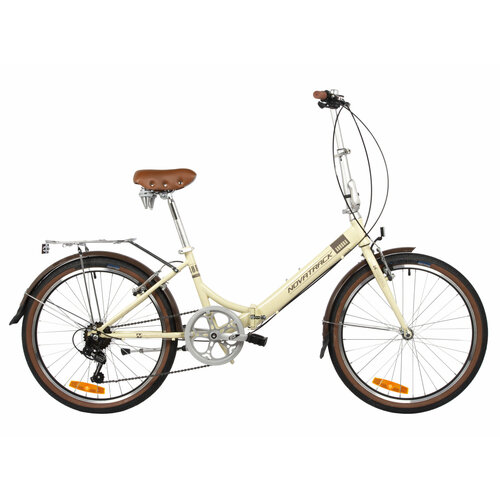 Складной велосипед Novatrack Aurora 20 (2024) 20 Бежевый (145-175 см)
