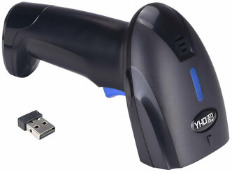 Сканер штрих-кодов YHDAA YHD-1100DB 2D Bluetooth+Wireless Barcode Scanner