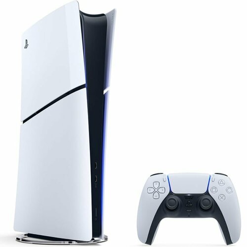 Игровая приставка Sony PlayStation 5 Slim Digital Edition без дисковода 1000 ГБ SSD без игр белый 6399000₽