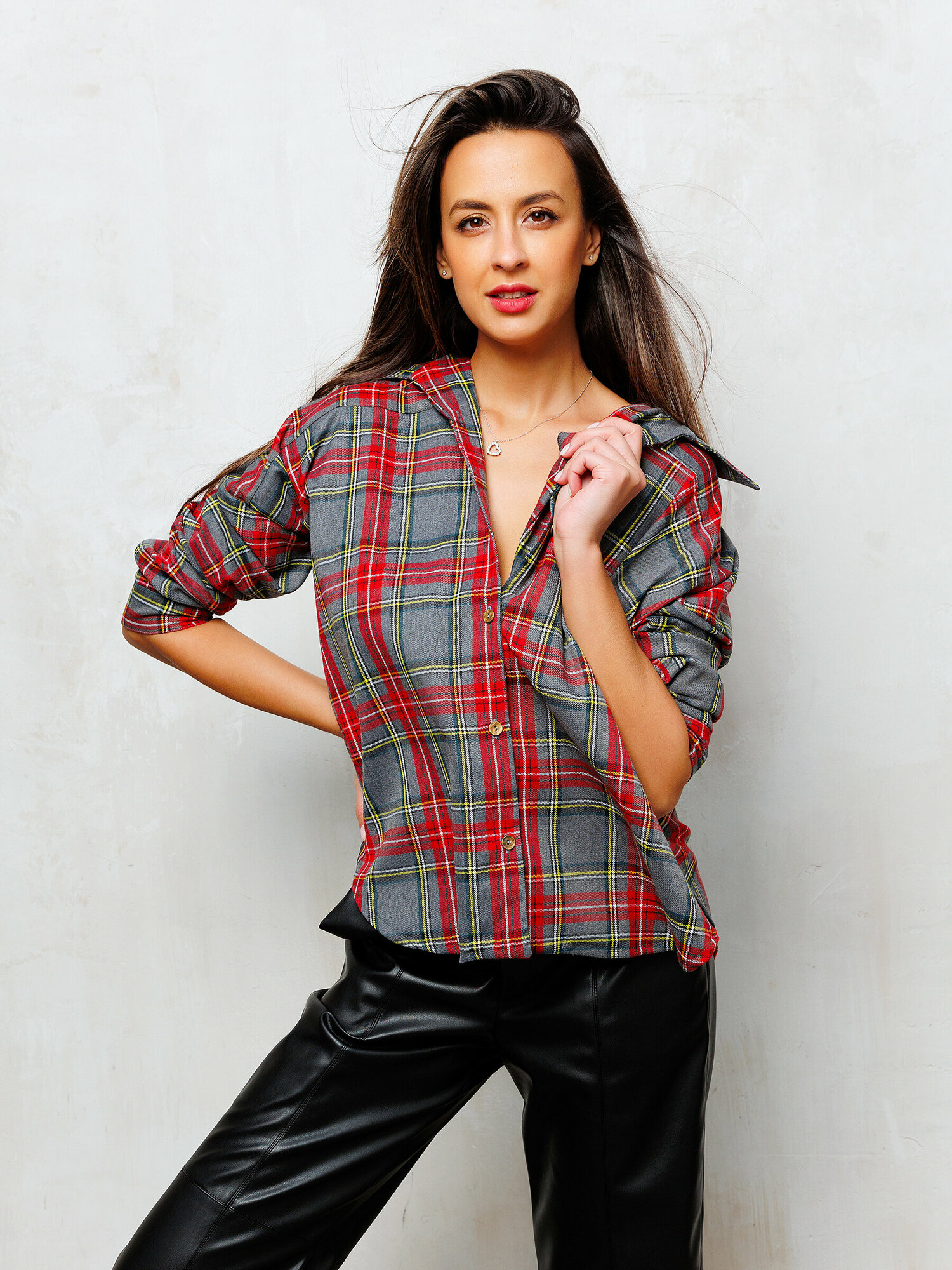 Рубашка RAPOSA серый 