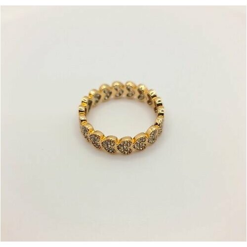 фото Кольцо, размер 19, желтый, золотой xuping jewelry co., ltd