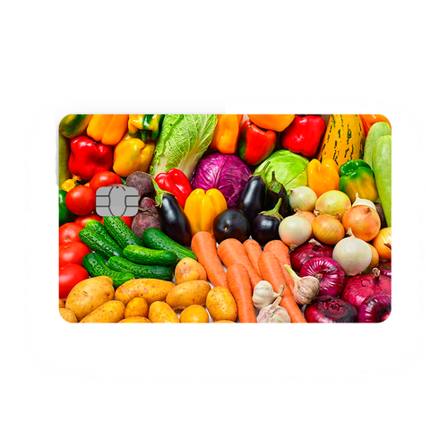 Наклейка на банковскую карту, стикер на карту, маленький чип, мемы, приколы, комиксы, стильная наклейка комиксы, еда №26