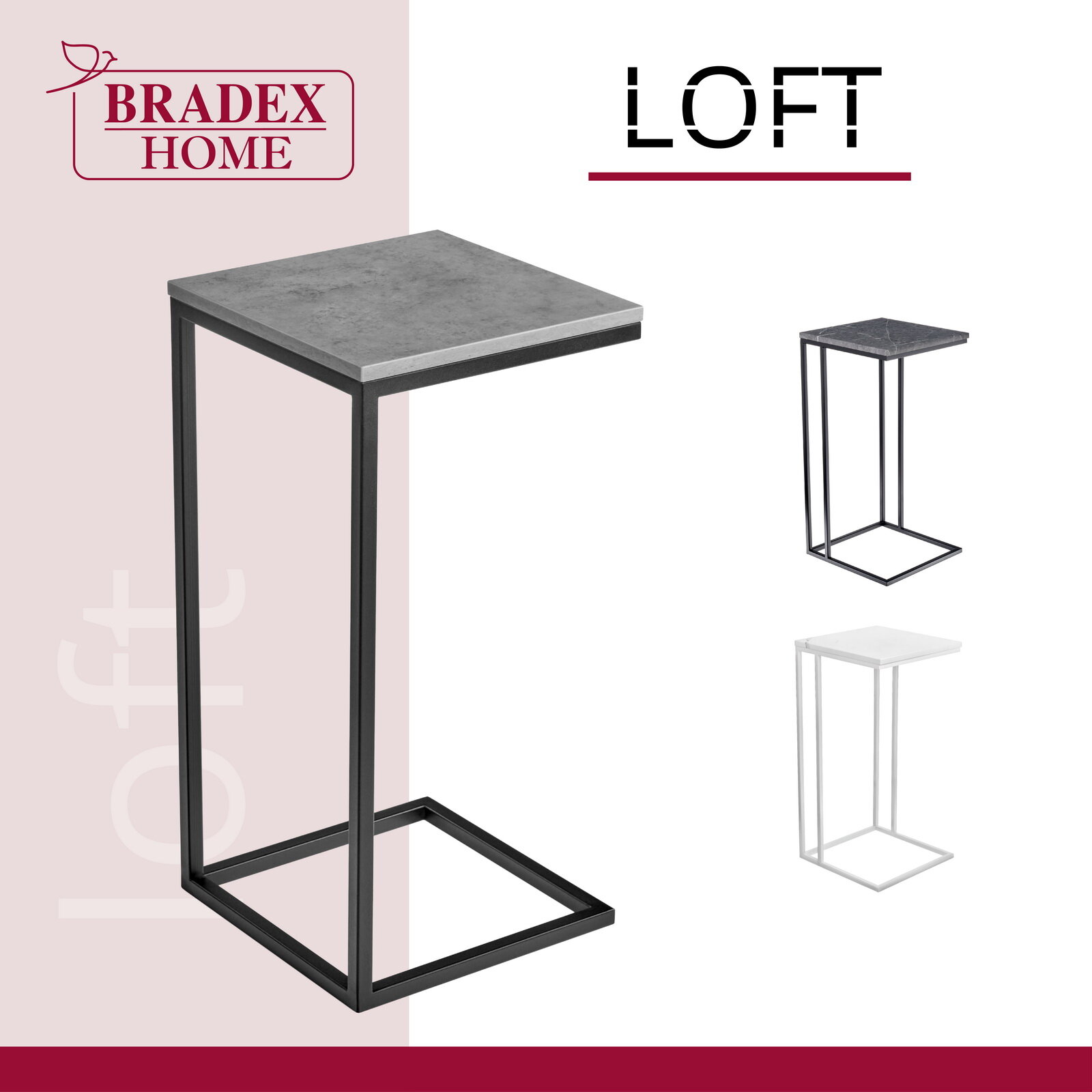 Стол придиванный Loft Bradex Home RF 0230 (DK) - фото №1