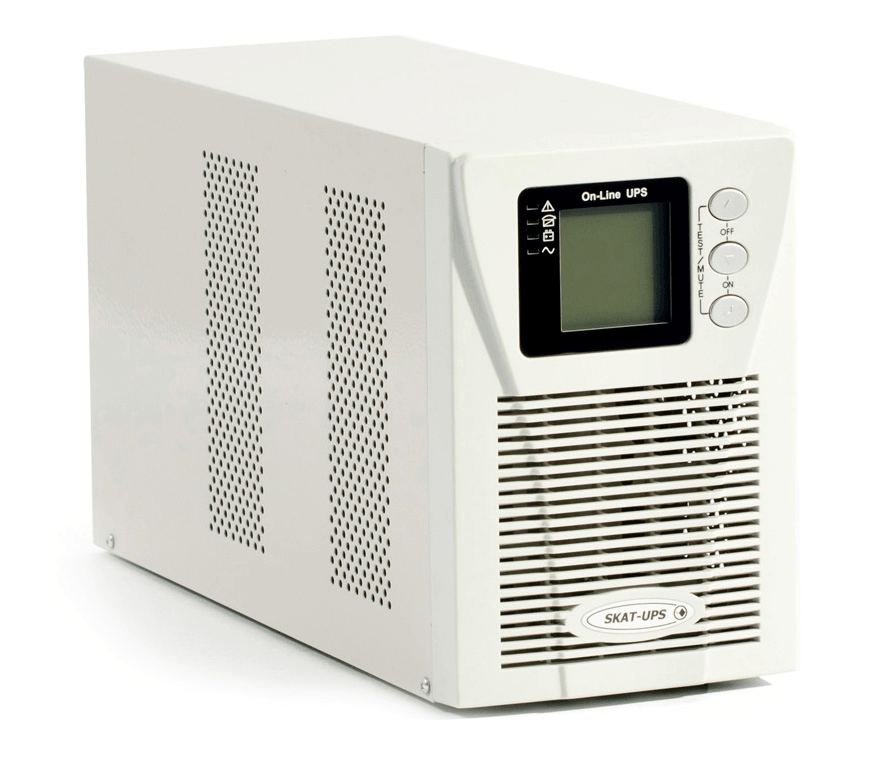 ИБП Бастион SKAT-UPS 1000 (24V) 220В 50/60Гц 800Вт 2 АКБ внешние On-Line синусоида (491)