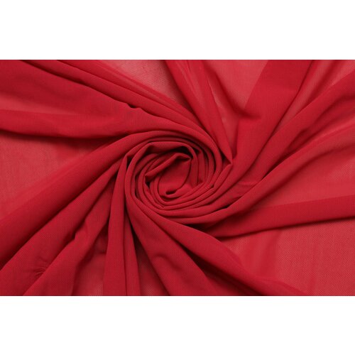 Ткань Трикотаж сетчатый Bernardo бруснично-ягодный, ш130см, 0,5 м