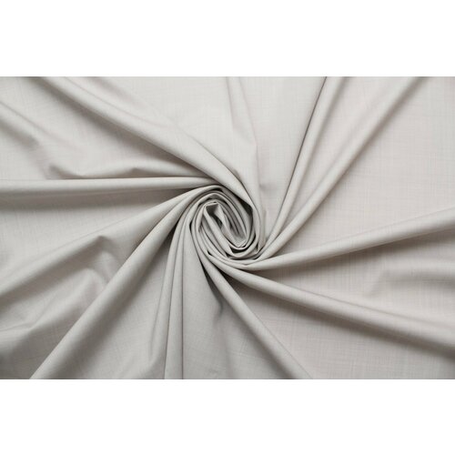 Ткань Шерсть стрейч костюмная Zegna серо-стальной меланж, ш148см, 0,5 м