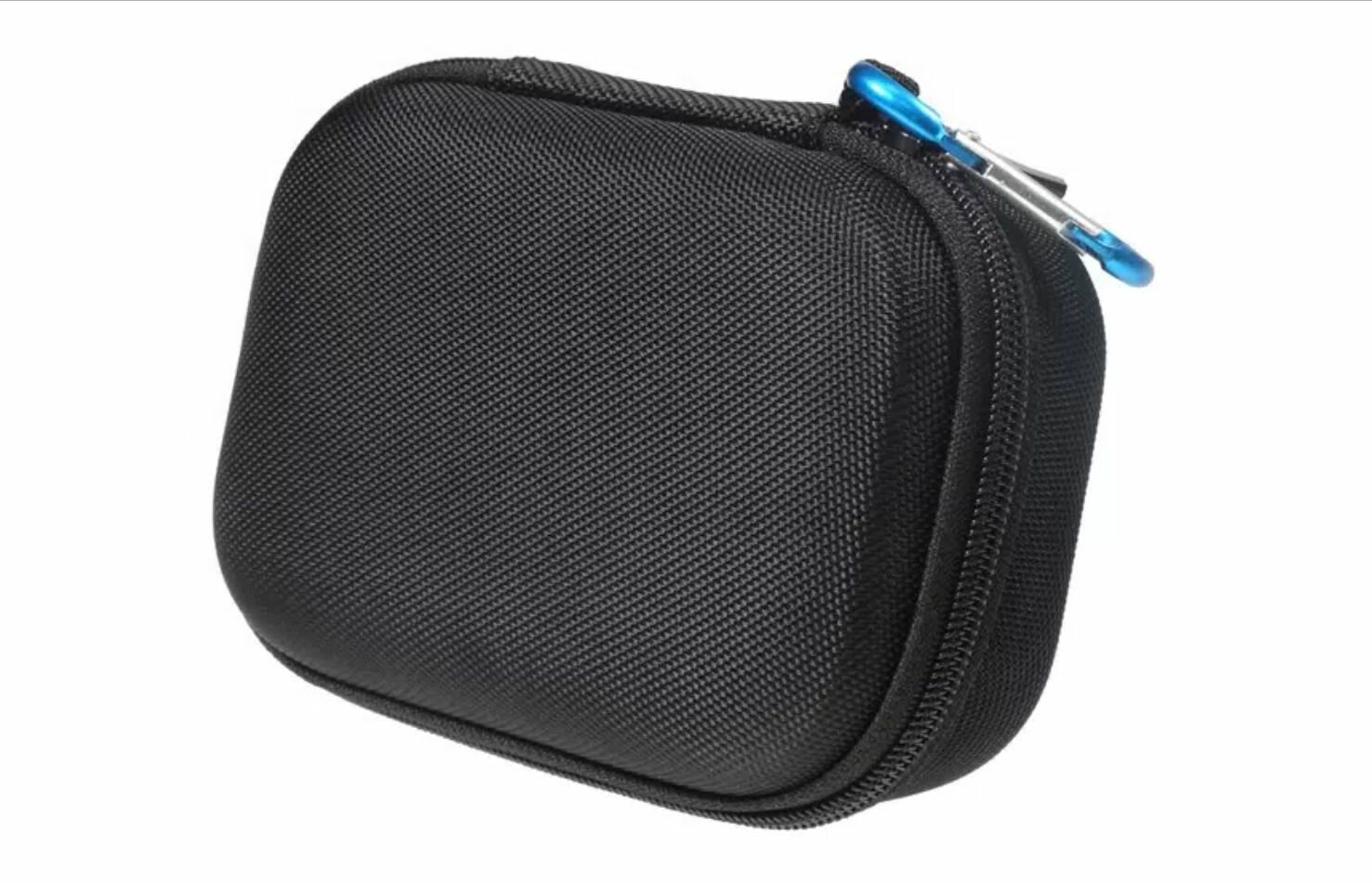 Чехол, для колонки JBL GO 3, с карабином, водонепроницаемый, черный — фото 1