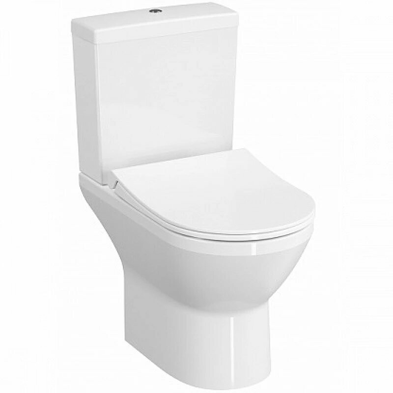 Унитаз-компакт VitrA Integra Round Open-Back 9833B003-7206 с микролифтом