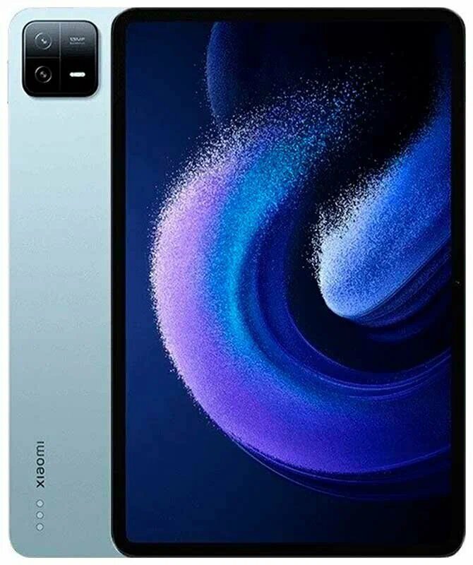 11" Планшет Xiaomi Pad 6 (2023), RU, 6/128 ГБ, Wi-Fi, Android 13, голубой