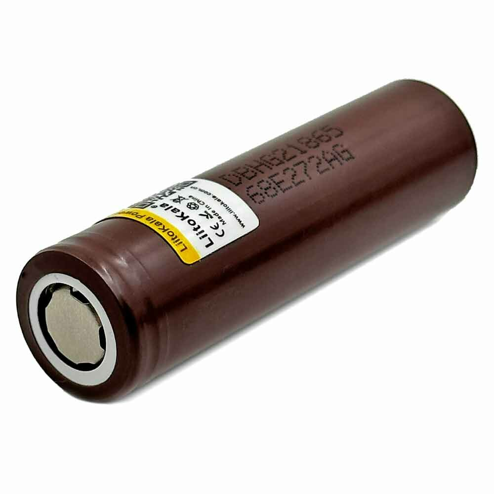 Аккумулятор Li-Ion 3000mAh 3.7 В LiitoKala HG2 18650 высокотоковый незащищенный, в упаковке: 4 шт.