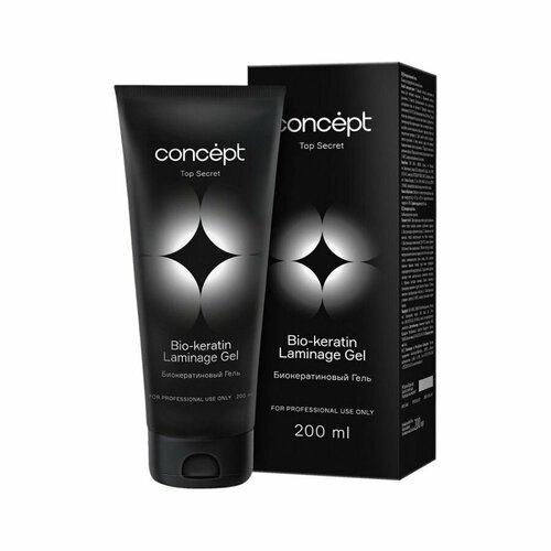 Concept Top Secret Биокератиновый гель для волос Bio-Keratin Laminage Gel 200 мл 1741₽