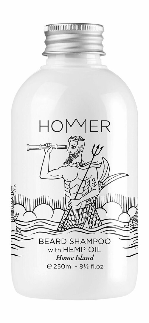 Парфюмированный шампунь для бороды / Hommer Home Island Beard Shampoo