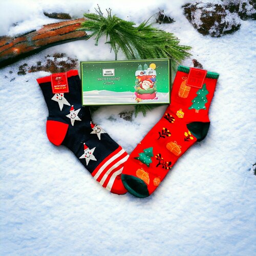 фото Носки мастер хлопка размер 37-44, мультиколор