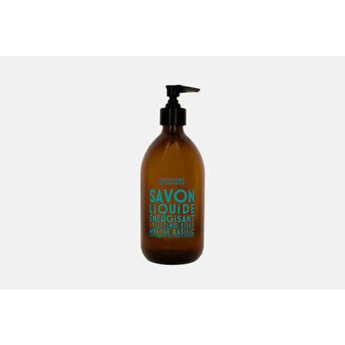 Энергизирующее жидкое мыло для тела и рук Mint Basil Liquid Marseille Soap