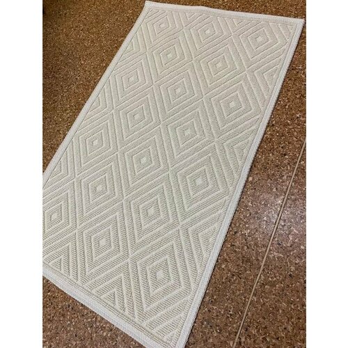 Коврик Pamuklu 7296, 100% хлопок, 60х100 см, кремовый