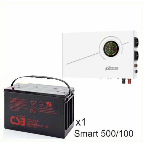 ИБП Powerman Smart 500 INV + CSB GPL121000 ибп powerman smart 500 inv csb gp12650