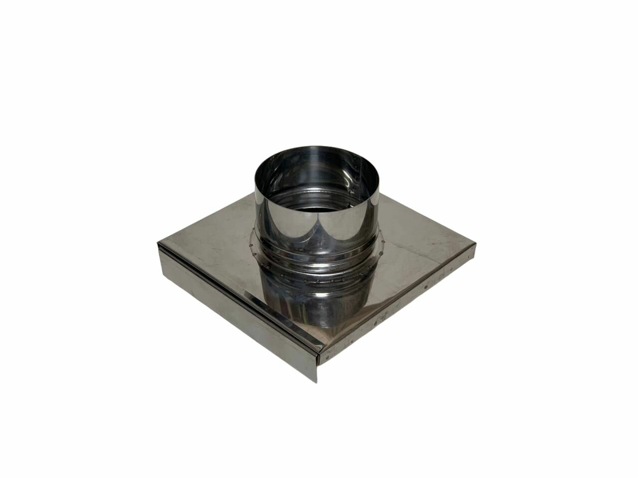 Шибер/задвижка, д.100, нержавеющая сталь AISI 430, толщина металла 0,5 мм