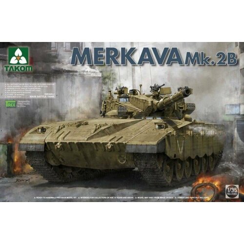 Сборная модель Israeli main tank Merkava mb.2b military merkava m1m2 99a main battle tank weapon tiger heavy tank building blocks sets mbt army educational toys for children