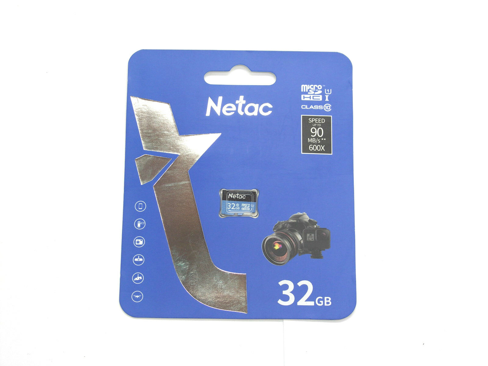 Карта памяти 32Gb (Secure Digital Card, micro) Netac P500 Class 10 SDHC