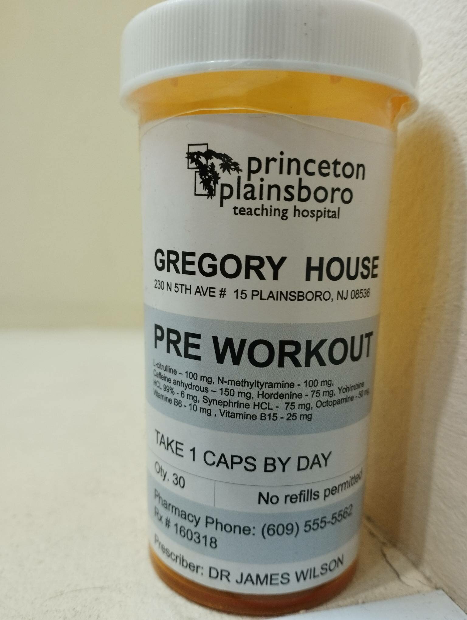 Princeton Plainsboro Pre Workout (30 капс)