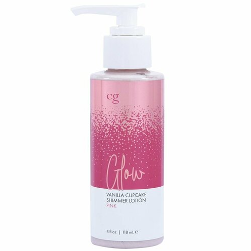 Мерцающий лосьон для тела CG GLOW Vanilla Cupcake Shimmer Lotion розовые блестки
