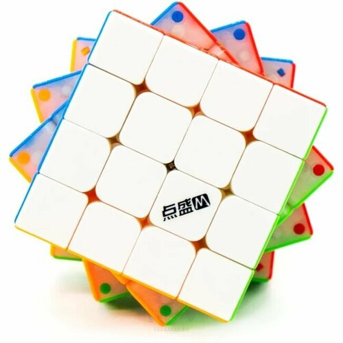 Кубик рубика / DianSheng 4x4 Solar S4M UV Цветной устойчивый к царапинам / Игра головоломка