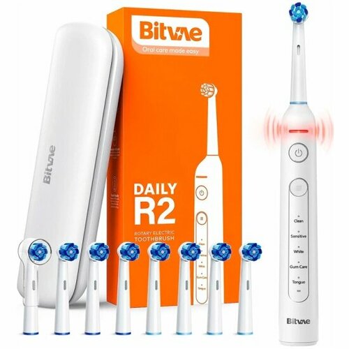Зубная щётка электрическая Bitvae R2 Rotary E- Toothbrush белая 3175₽