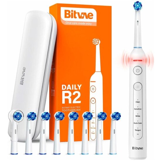 Зубная щётка электрическая Bitvae R2 Rotary E- Toothbrush, белая