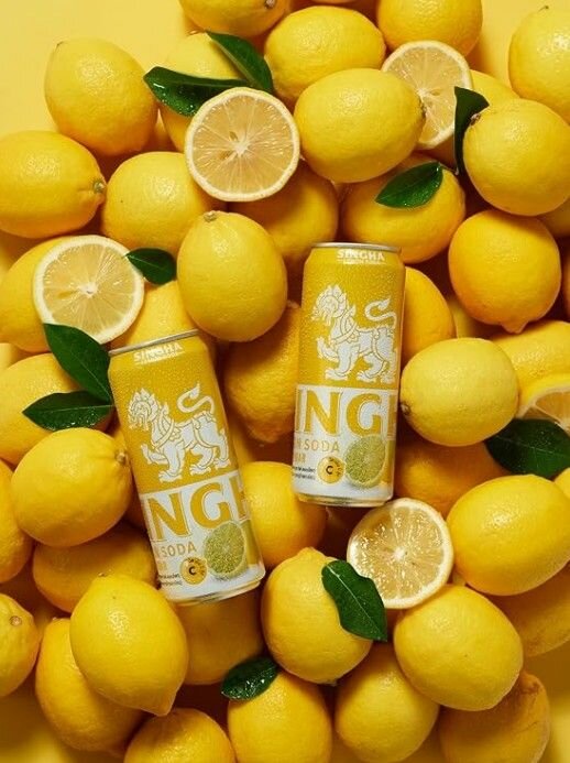 6шт. Singha Lemon Soda Zero Sugar Напиток безалкогольнй газированный без сахара Сингха Лемон Сода - фотография № 6
