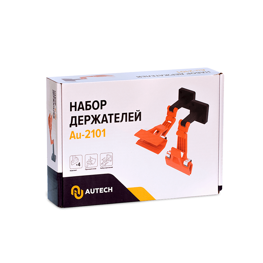 AuTech | Accessories - Набор держателей для автомобильных ковриков , 4шт. — фото 1