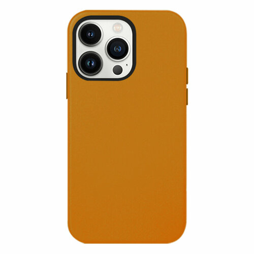 Чехол Leather Case KZDOO Noble Collection для iPhone 13 Pro 6.1, оранжевый (2)