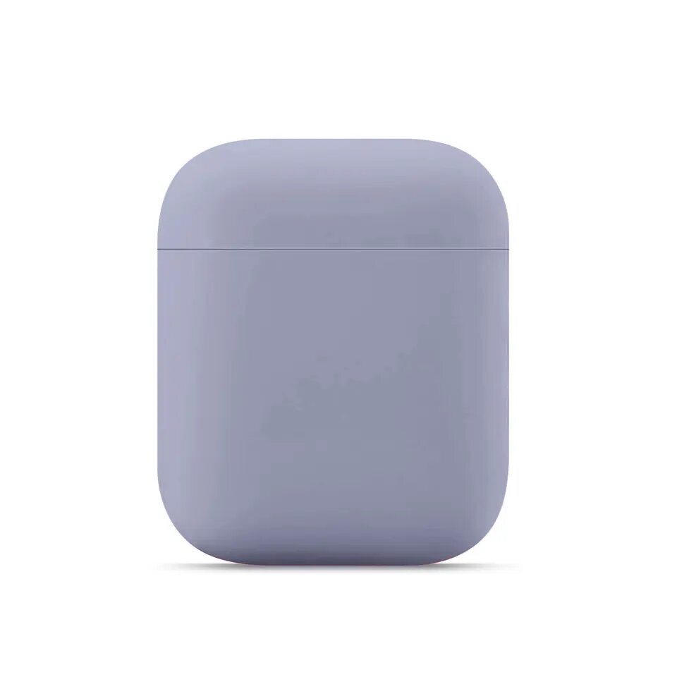 Чехол силиконовый Case Protection для Airpods 1/2, лавандовый