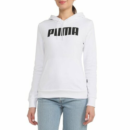 Худи PUMA, размер XS, белый худи puma размер m черный