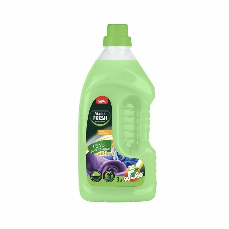 Master Fresh Гель для стирки, универсальный, 3 л