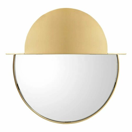 Зеркало настенное Halver, 48х46 см, золотое