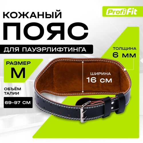 Пояс для тяжелой атлетики PROFI-FIT, M