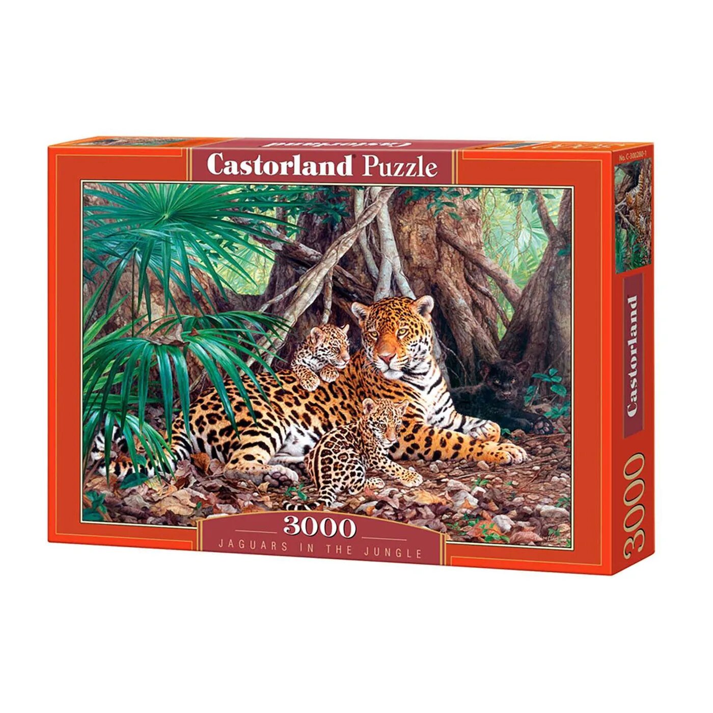 Пазл 3000 деталей Castorland Ягуары в джунглях