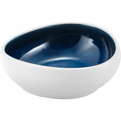 Набор из 6 соусников Abyssos овальный 111х105х4 см 150 мл белый синий фарфор Le CoQ LABY028BL224110 8263₽