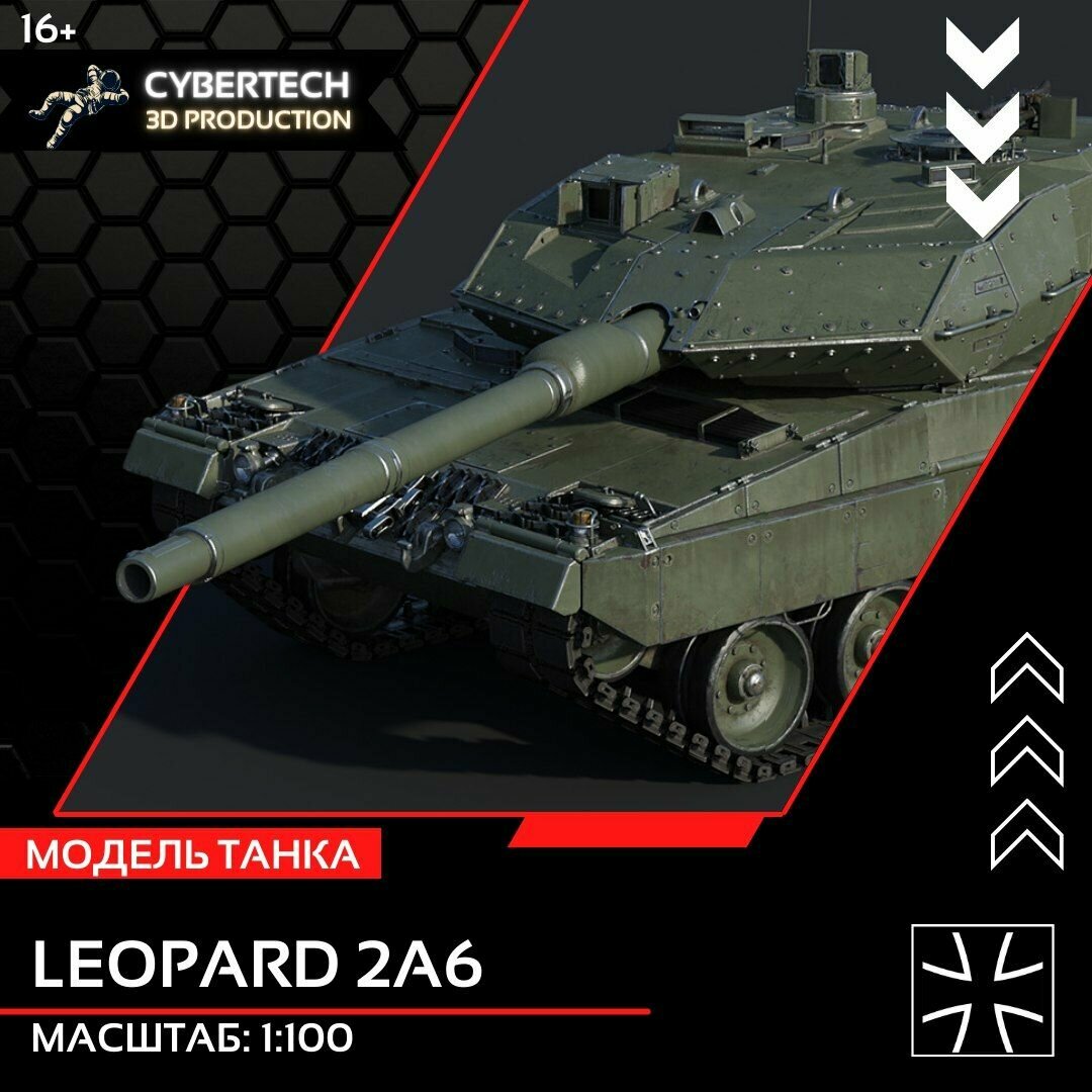 Модель танка Leopard 2A6