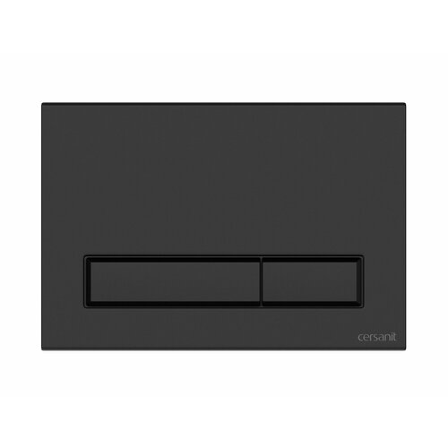 Кнопка слива смыва для унитаза матовая черная Cersanit BLICK 64115 инсталляция cersanit link pro без кнопки s in mz link pro