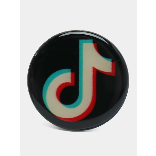 Попсокет TikTok для смартфона, Цвет Синий держатель для телефона popsocket попсокет цвет лимонный