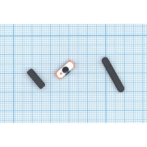 Комплект боковых кнопок для Apple IPad 2 черный планка крепежная шлейфа и толкателей боковых кнопок ipad mini