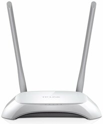 Wi-Fi роутер TL-WR840N, 300 Мбит/с, 4 порта 100 Мбит/с, белый