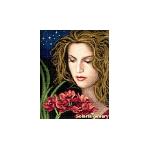 Схема Девушка с орхидеями Ch_8112-25