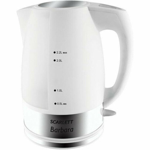Чайник электрический Scarlett SC 1020 белый 684900₽
